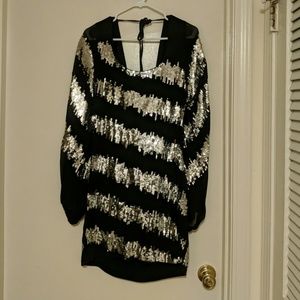 Cowl back Party Dress